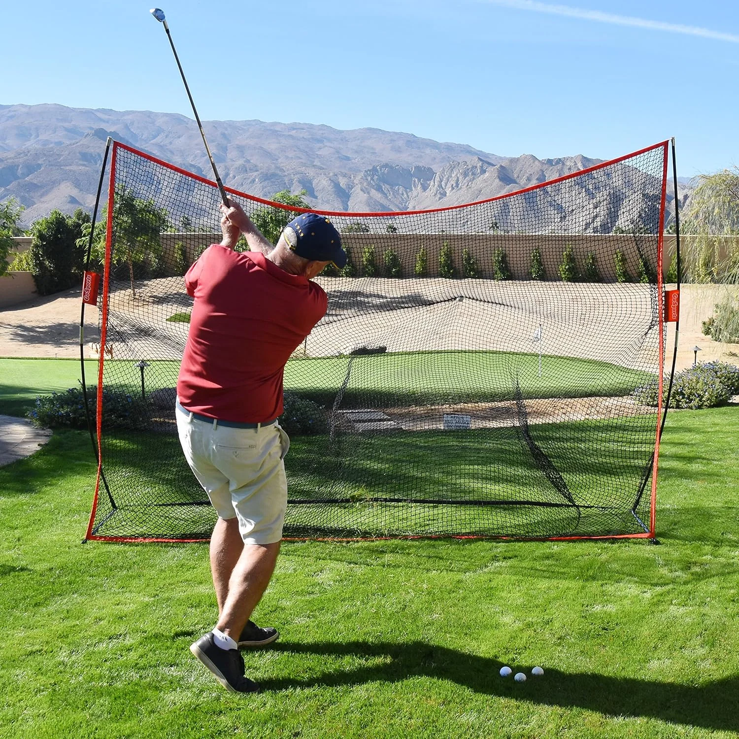 10 ft x 7 ft Golf Practice Hitting Net - Image 4