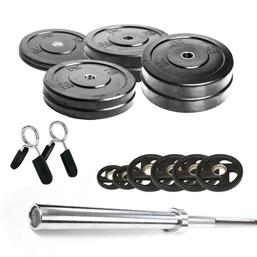 300lb Weight Set + Bar - Image 3