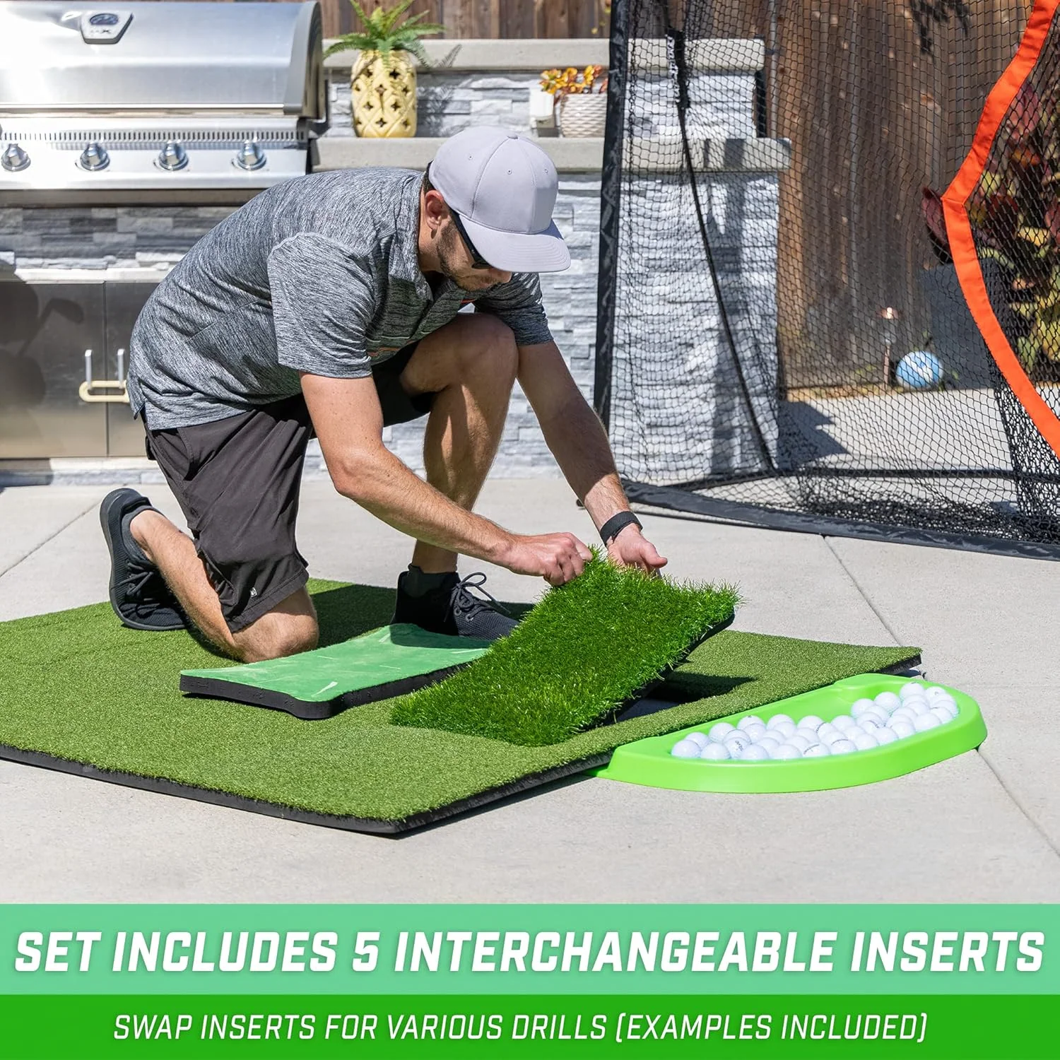 5ft x 4 ft PRO Golf Practice Hitting Mat - Image 3