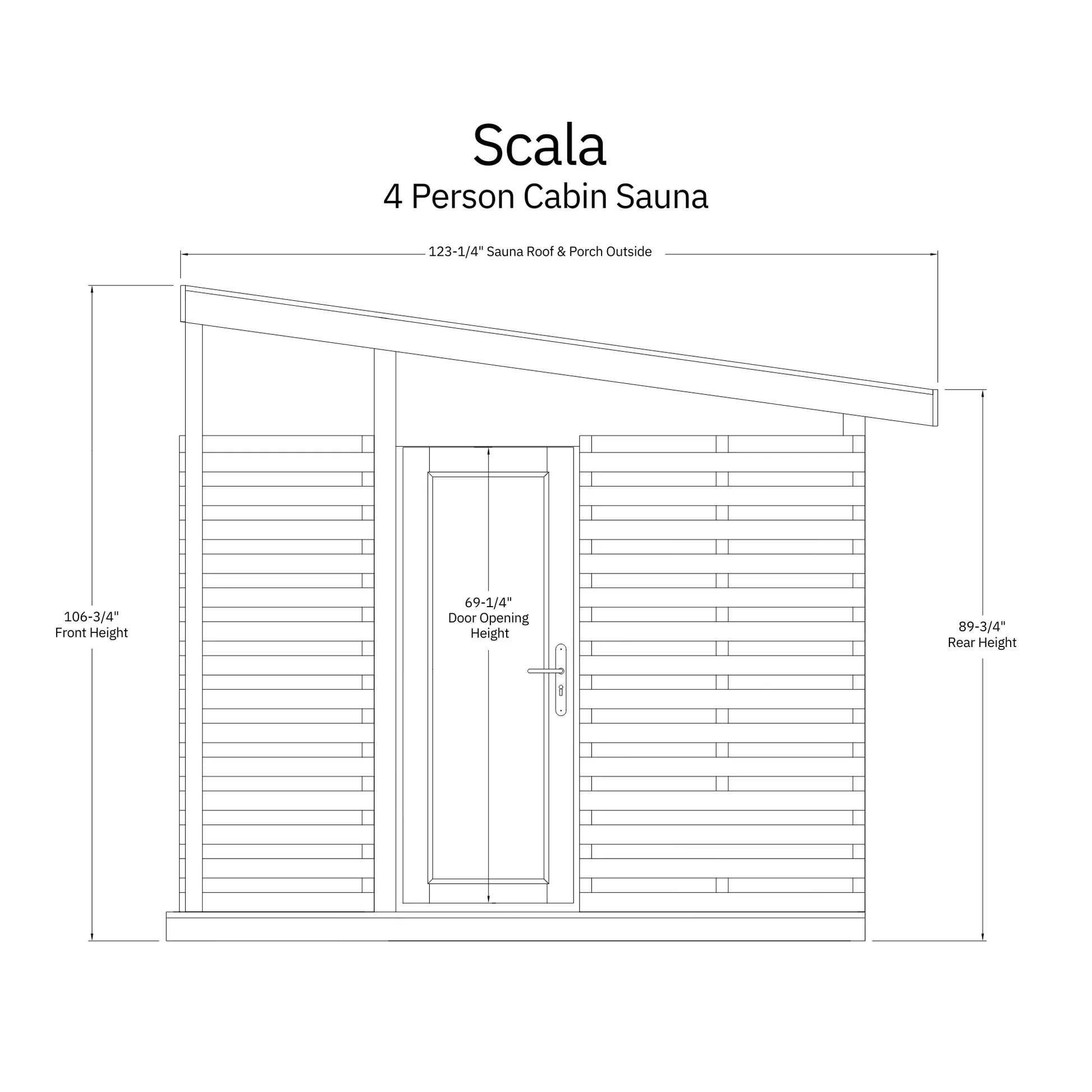 Almost Heaven 3-6 Person Timberline Outdoor Sauna (Heritage Collection) - Image 14