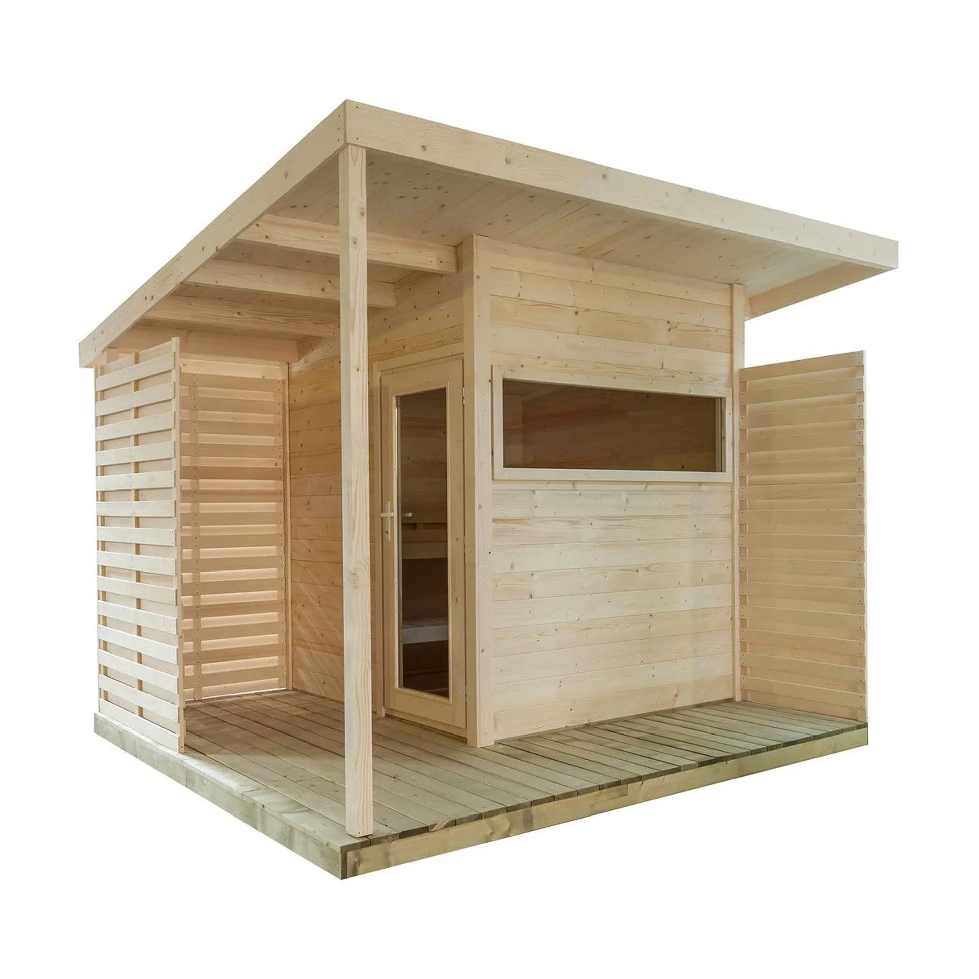 Almost Heaven 3-6 Person Timberline Outdoor Sauna (Heritage Collection) - Image 2