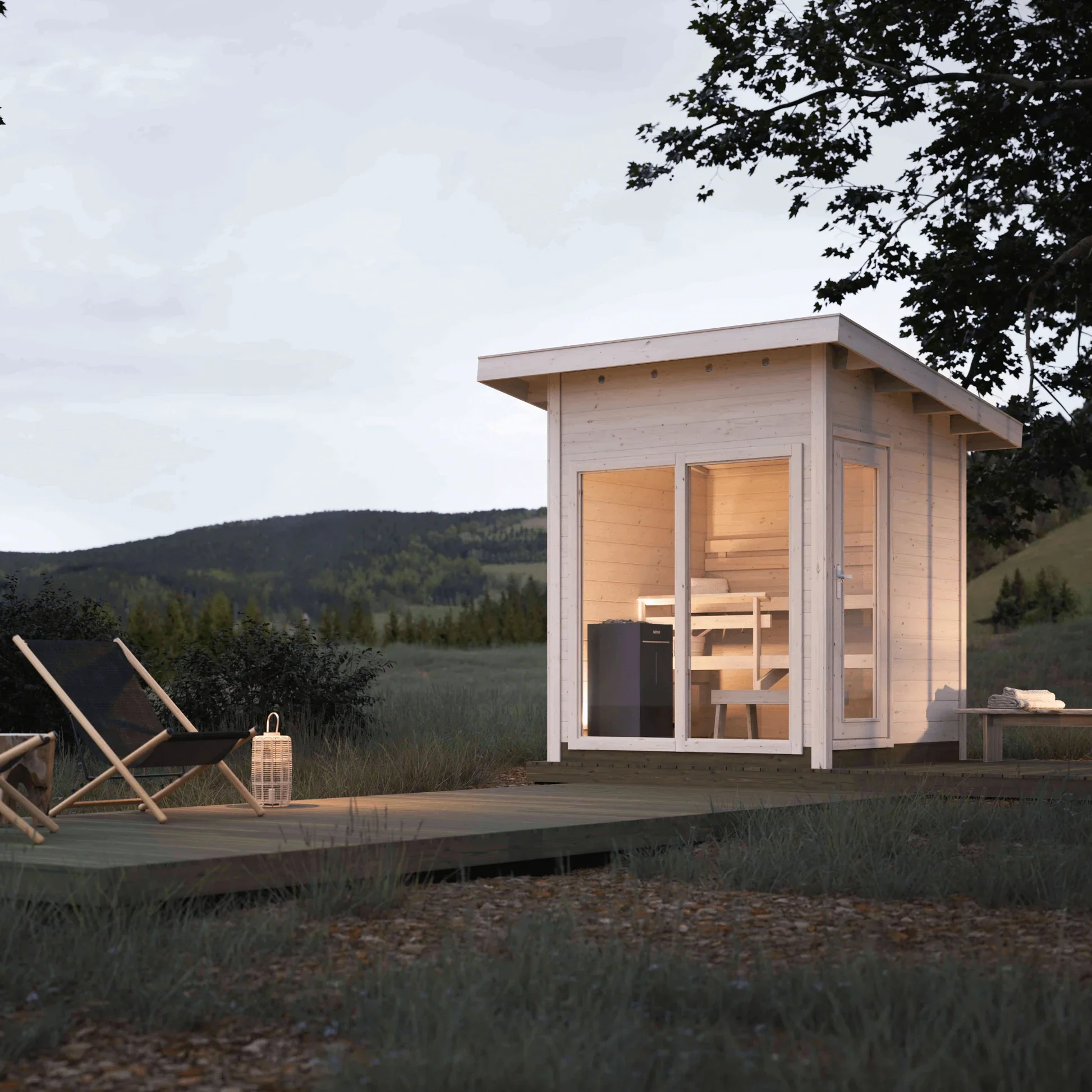 Almost Heaven 4-Person View Outdoor Sauna (Heritage Collection) - Image 3