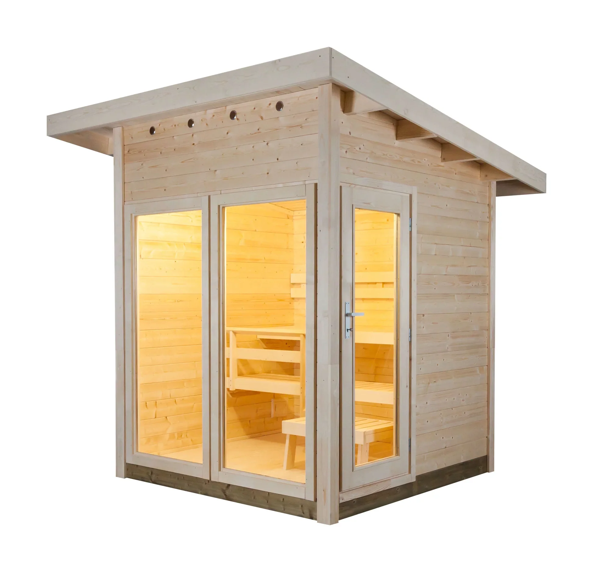 Almost Heaven 4-Person View Outdoor Sauna (Heritage Collection) - Image 5