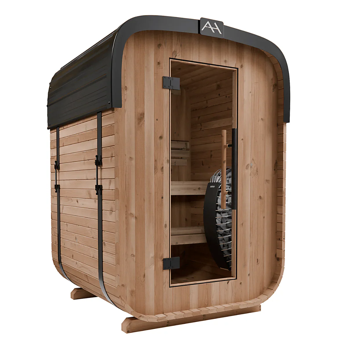 Almost Heaven Blackwater 1-2 Person Mini-Cube Sauna - Image 3