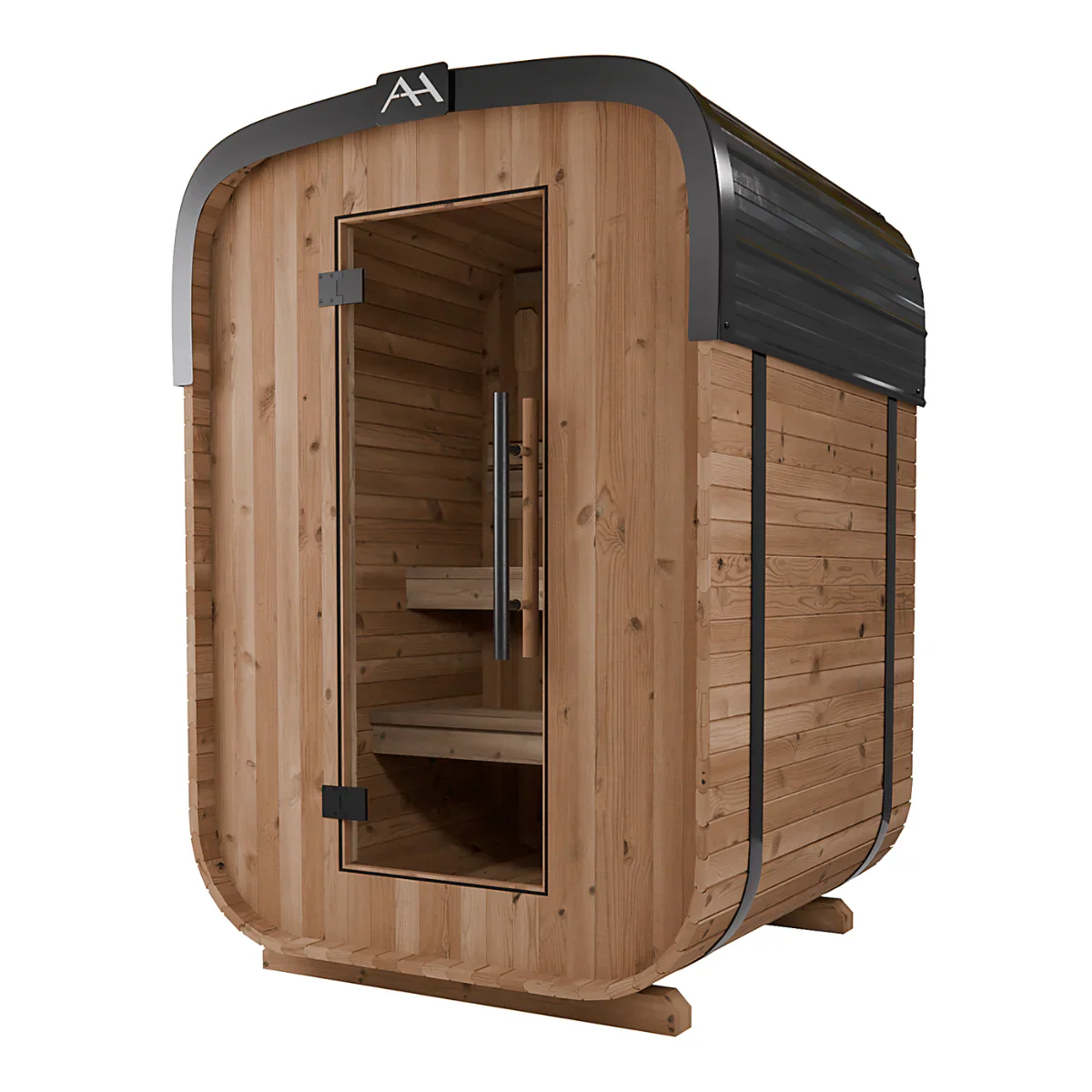 Almost Heaven Blackwater 1-2 Person Mini-Cube Sauna - Image 6