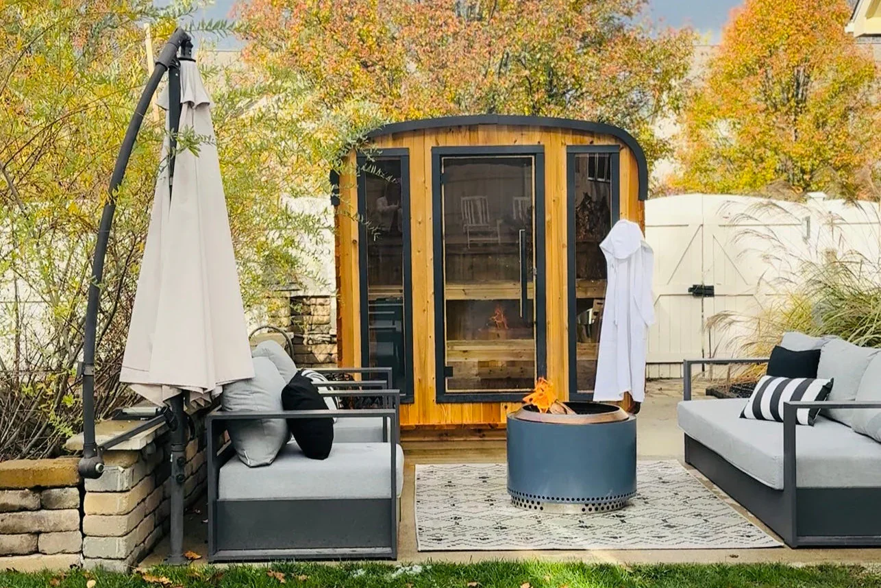 Almost Heaven Blackwater 4-6 Person Cube Outdoor Sauna - Image 11