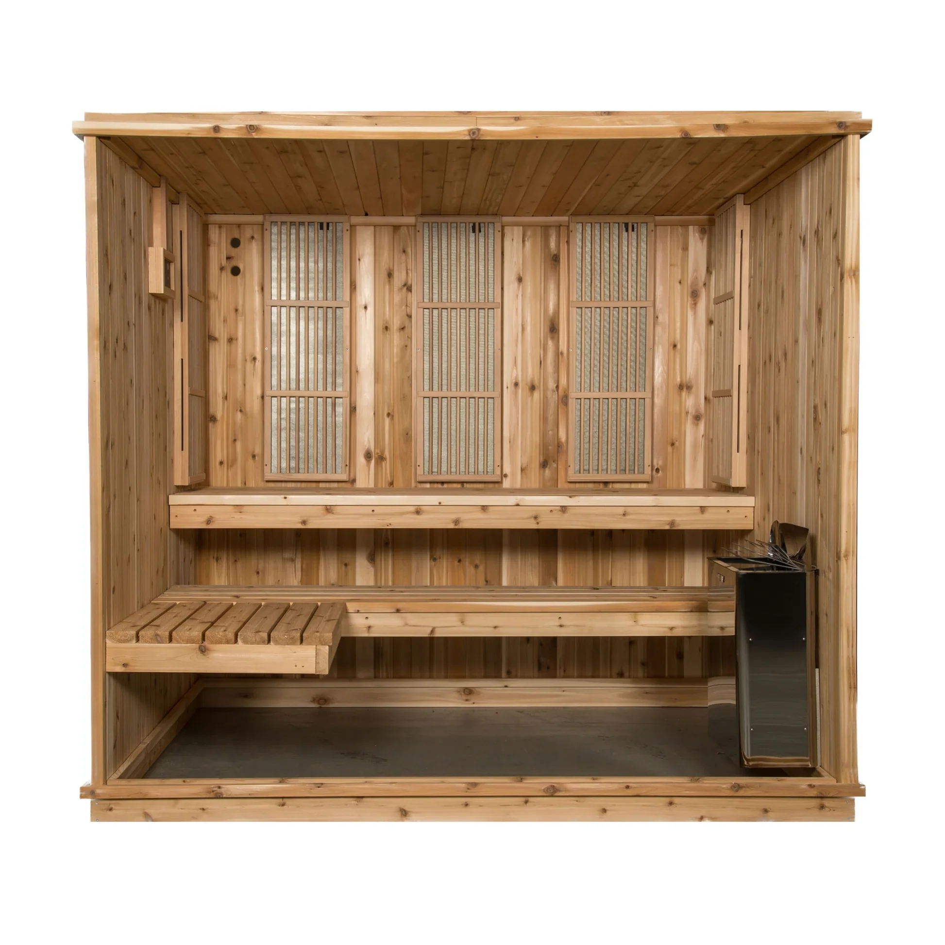 Almost Heaven Bridgeport 6-Person Indoor Sauna (Respite Series - Hybrid Option) - Image 2
