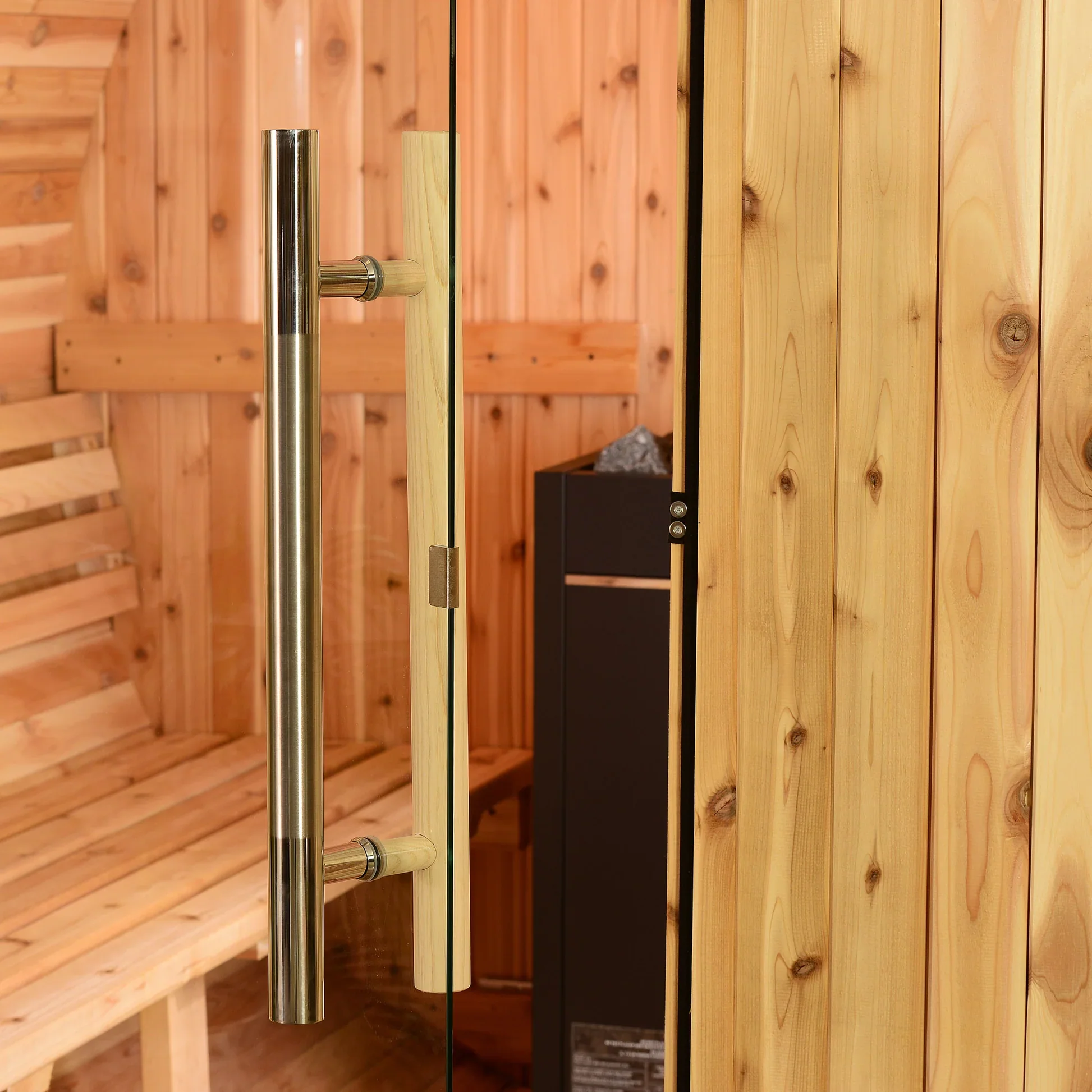 Almost Heaven Essex 4-Person Classic Barrel Sauna - Image 6
