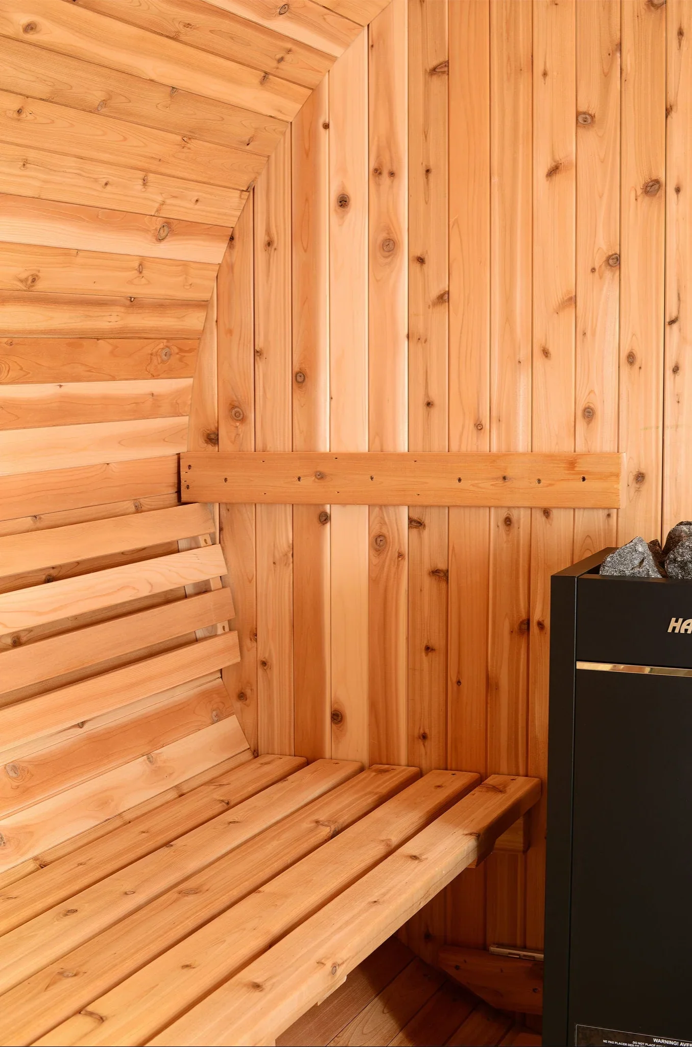 Almost Heaven Essex 4-Person Classic Barrel Sauna - Image 7