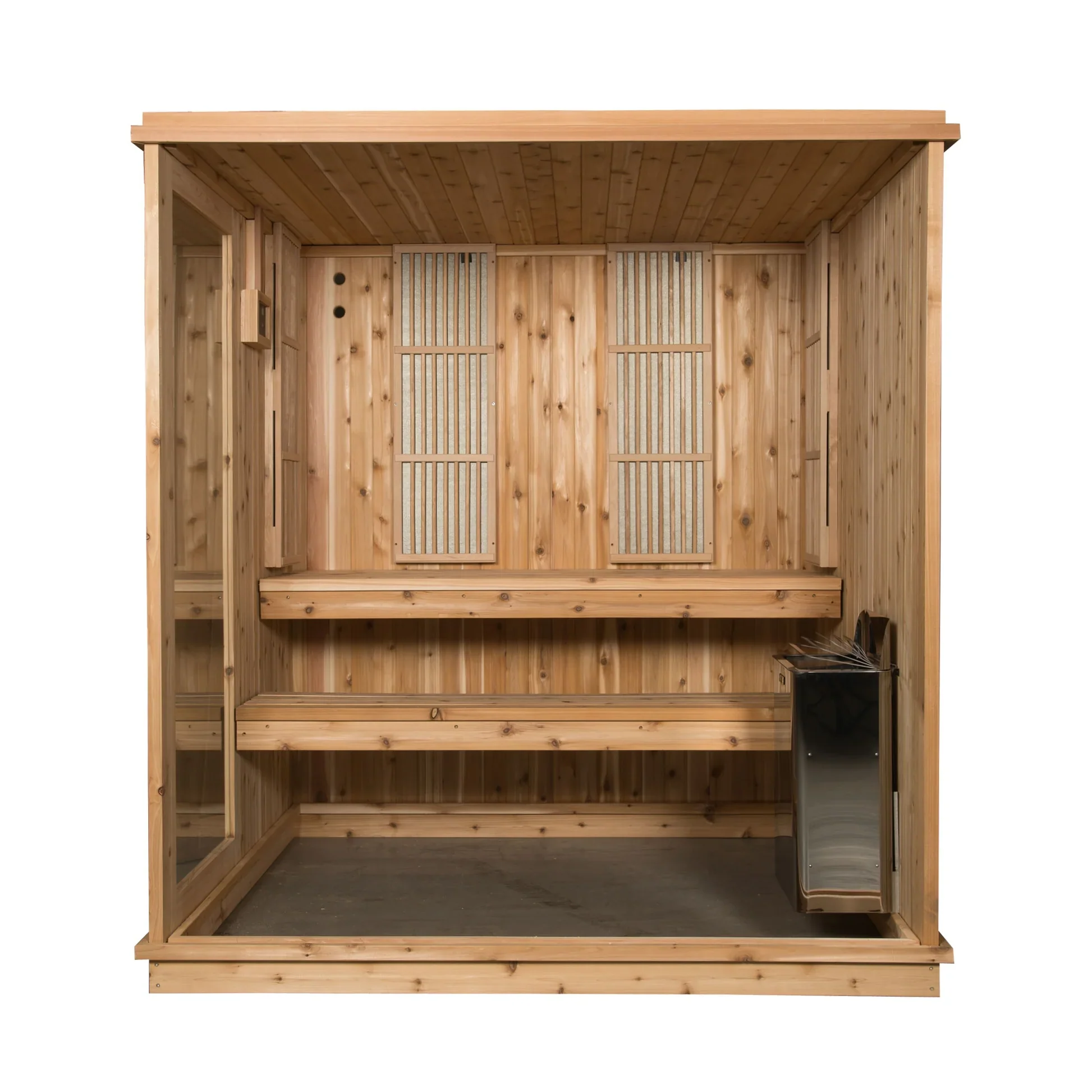 Almost Heaven Grayson 4-Person Indoor Sauna (Respite Series - Hybrid Option) - Image 2