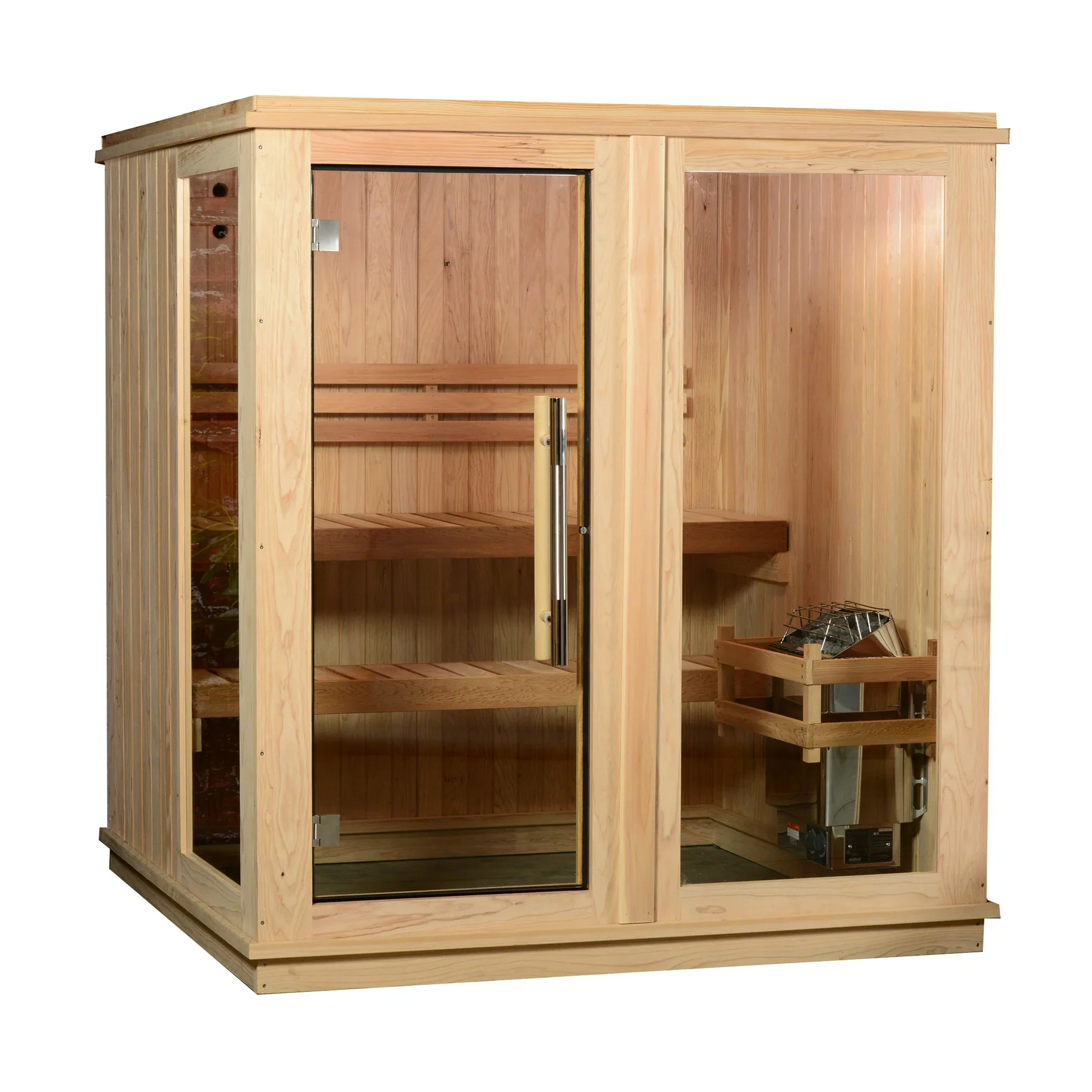 Almost Heaven Grayson 4-Person Indoor Sauna (Respite Series - Hybrid Option) - Image 4