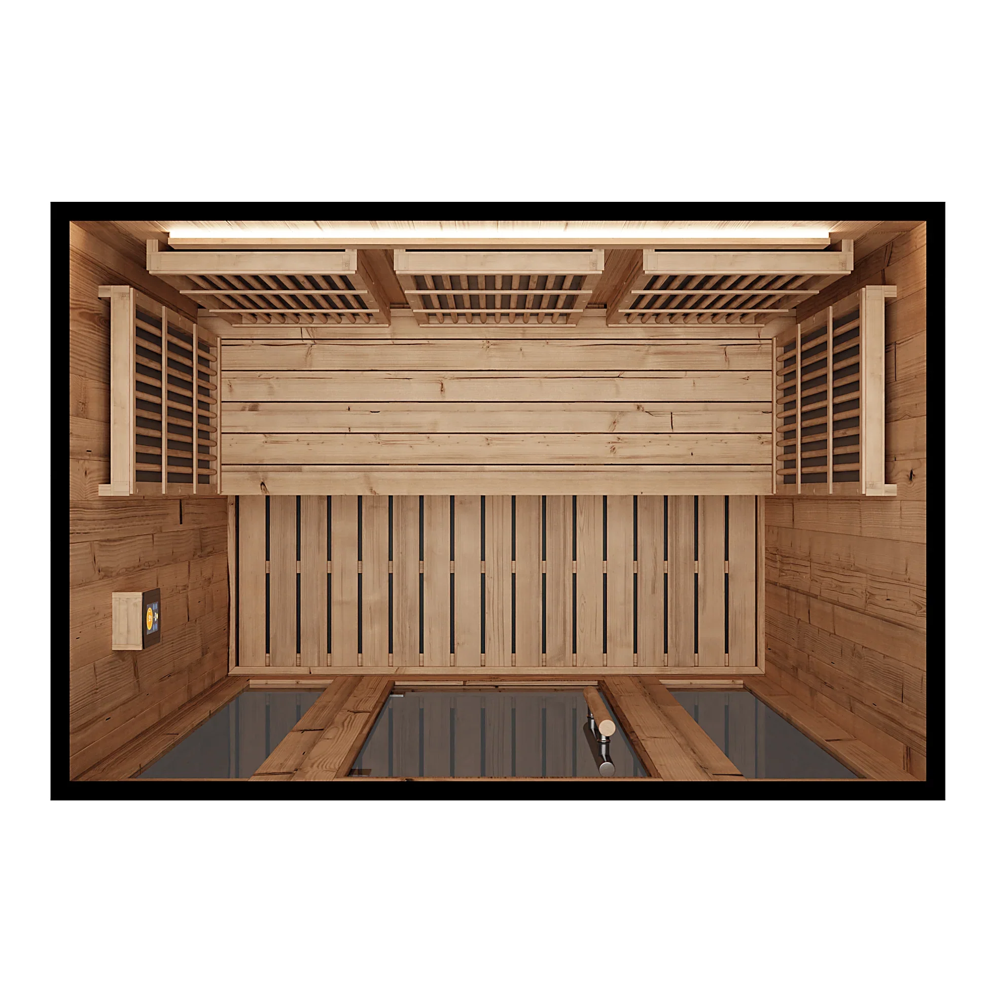 Almost Heaven Hinton 2-3 Person Infrared Indoor Sauna - Image 3