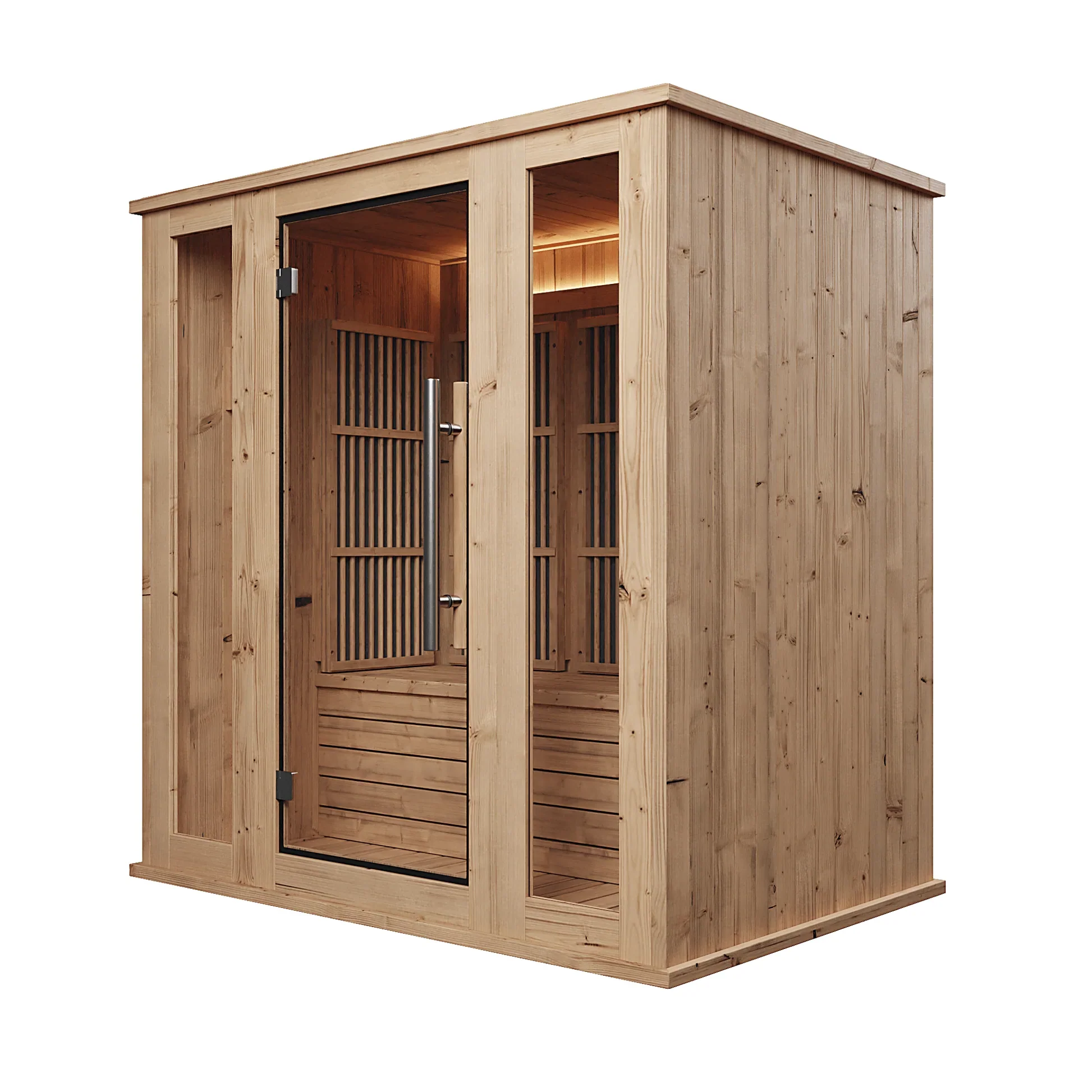 Almost Heaven Hinton 2-3 Person Infrared Indoor Sauna - Image 4