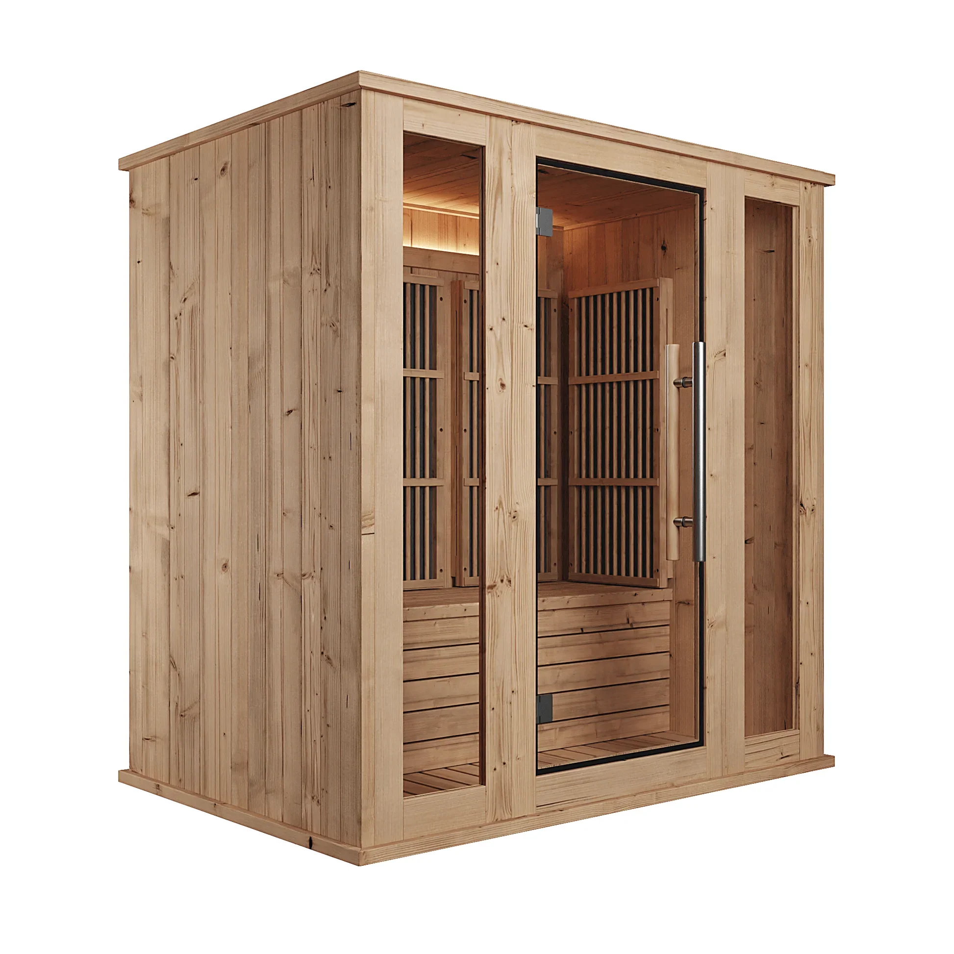 Almost Heaven Hinton 2-3 Person Infrared Indoor Sauna - Image 5