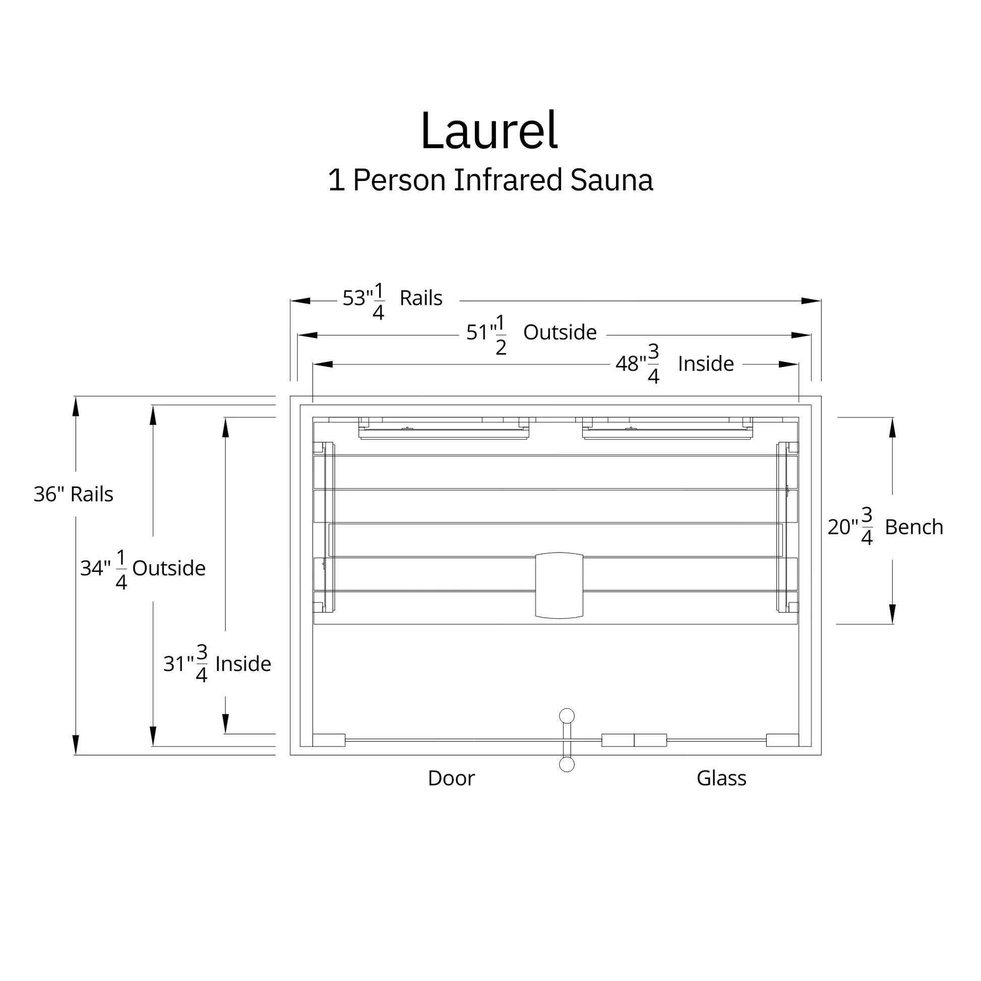Almost Heaven Laurel 1-Person Infrared Sauna - Image 6