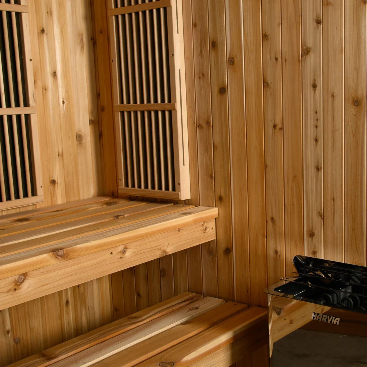Almost Heaven Madison 2-3 Person Hybrid Indoor Sauna (Respite Series - Hybrid Option) - Image 11