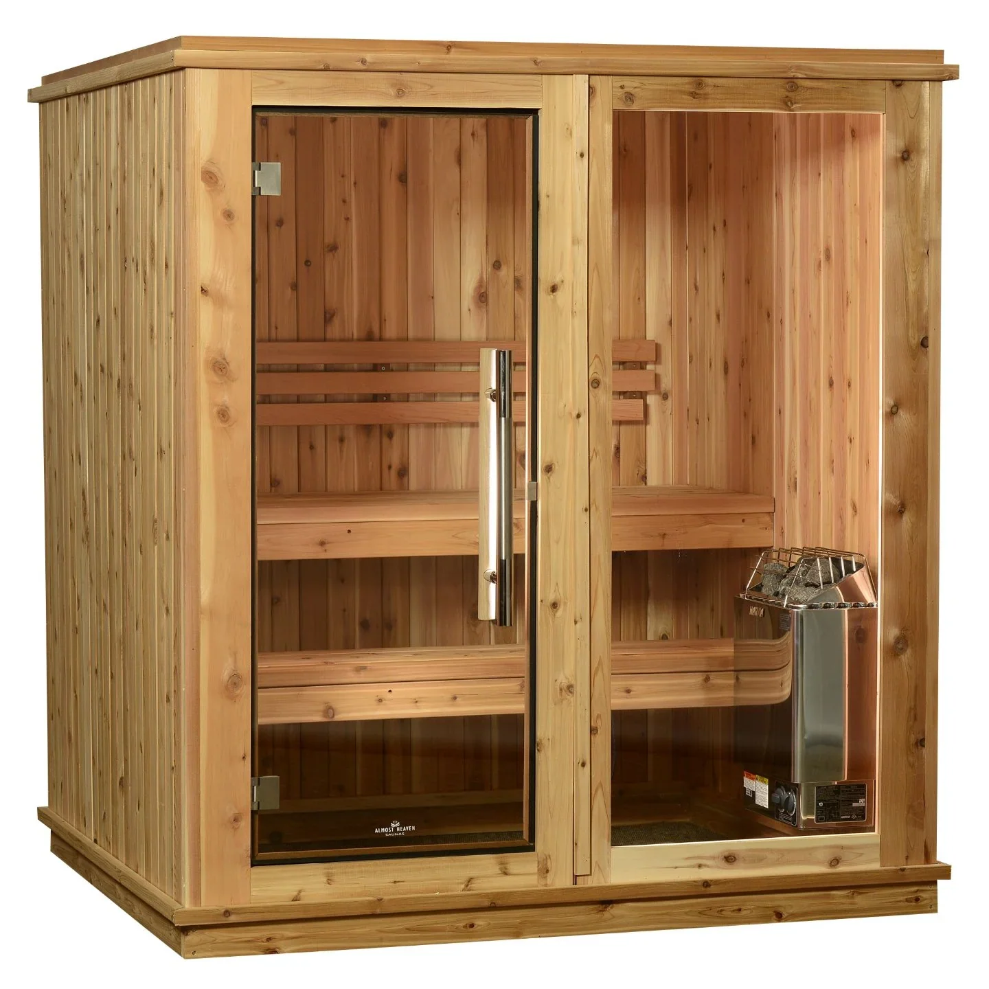Almost Heaven Rainelle 4-Person Indoor Sauna (Respite Series - Hybrid Option) - Image 3