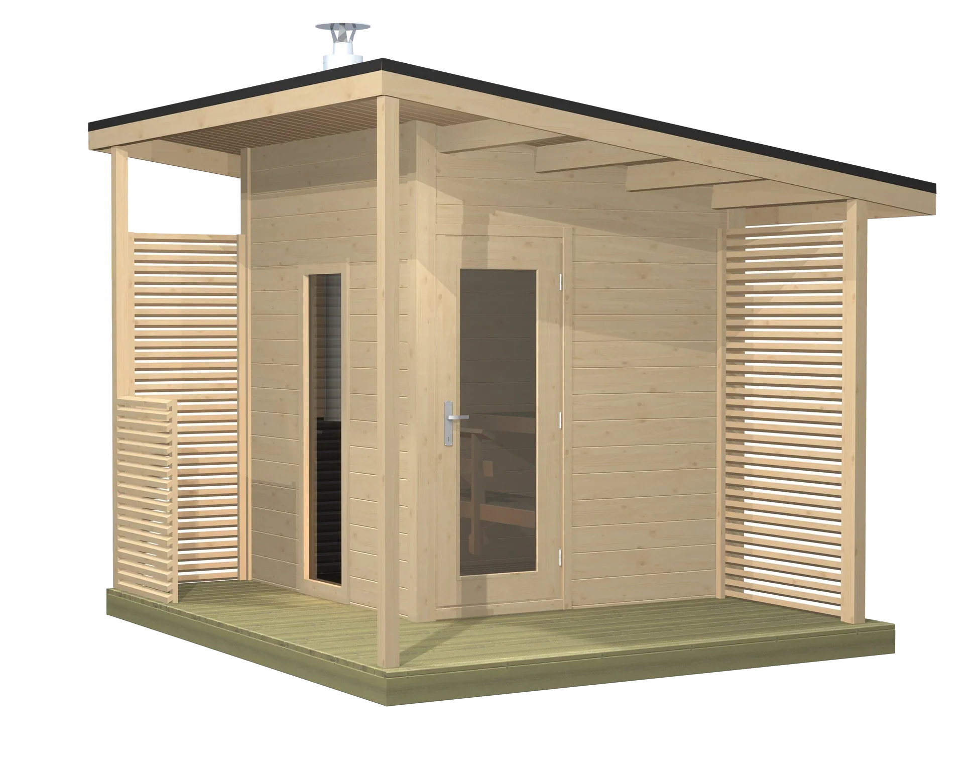 Almost Heaven Solide Compact 4-6 Person Cabin Sauna