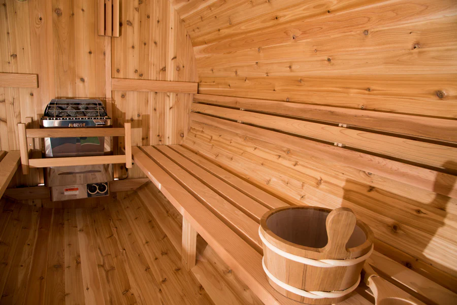 Almost Heaven Vienna 2-Person Canopy Barrel Sauna - Image 5