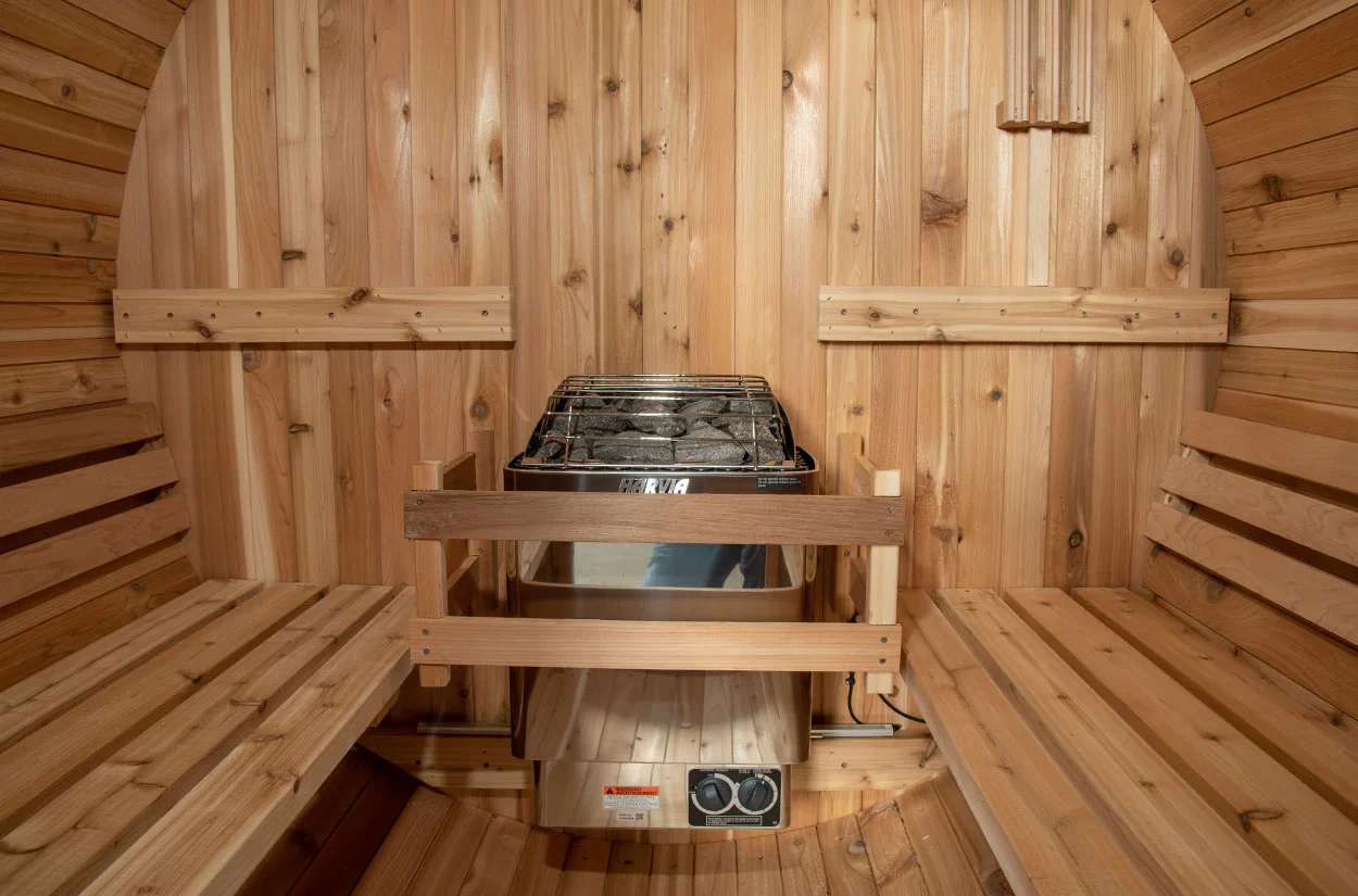 Almost Heaven Watoga 4-Person Barrel Sauna - Image 6