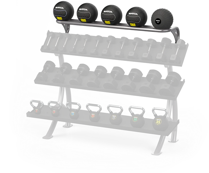 Batca FZ-11 3 Tier 6' Dumbbell/Kettlebell Rack - Image 4