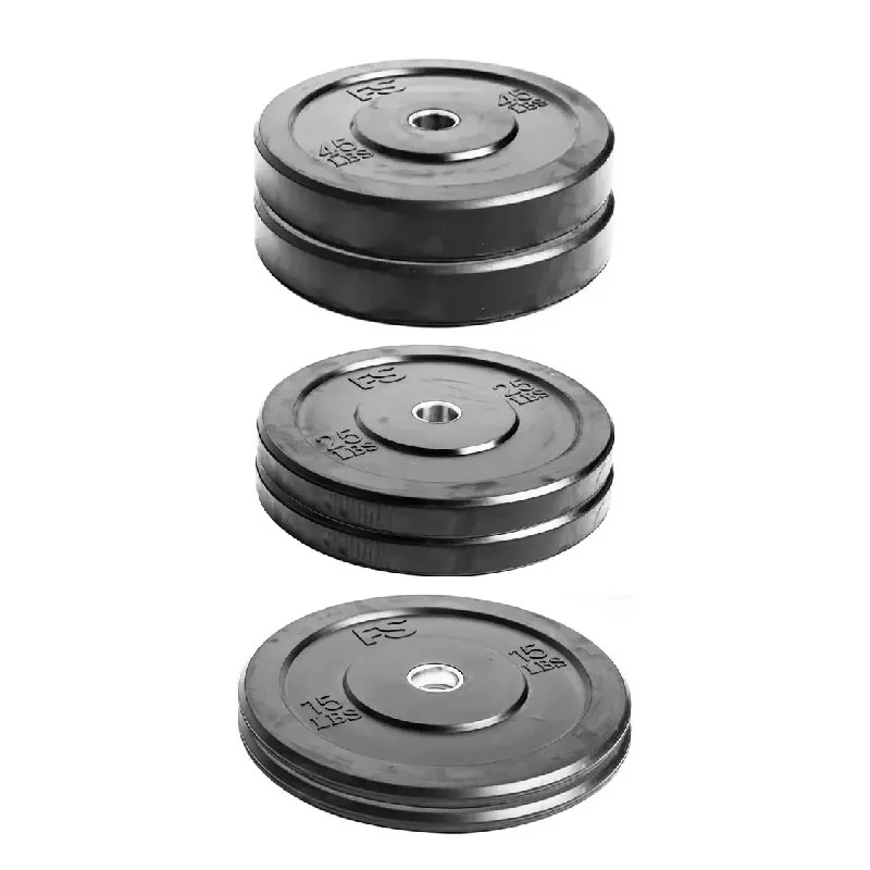 Black Training Bumper Plates & Packages - Image 12