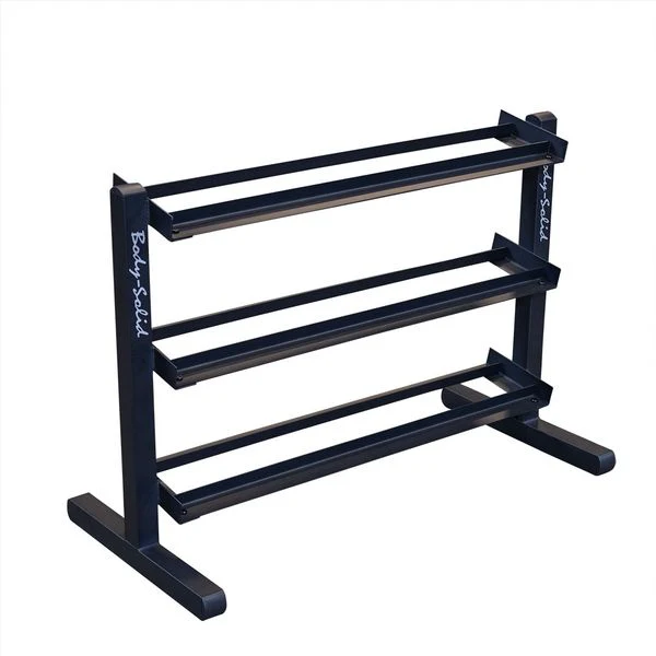 Body-Solid 5-50lb 3 Tier Dumbbell Rack - Image 4