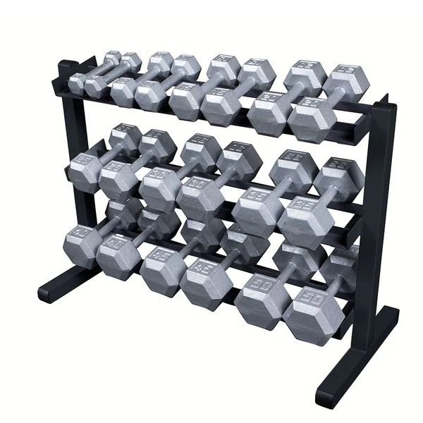 Body-Solid 5-50lb 3 Tier Dumbbell Rack - Image 5