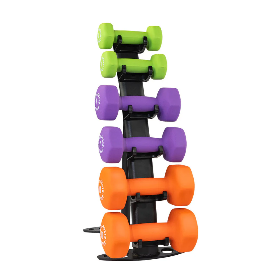 Body-Solid Small Vinyl Dumbbell Rack - Image 2