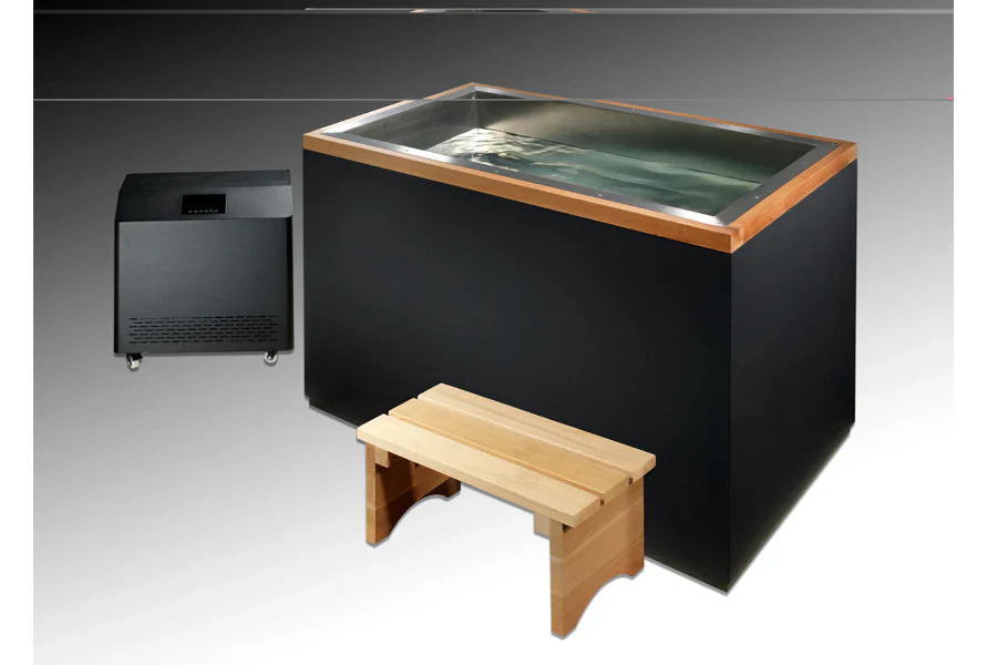 New 2026 Golden Designs Dynamic Cold Therapy "CUBOID" Stainless Steel Cold Plunge - Image 5