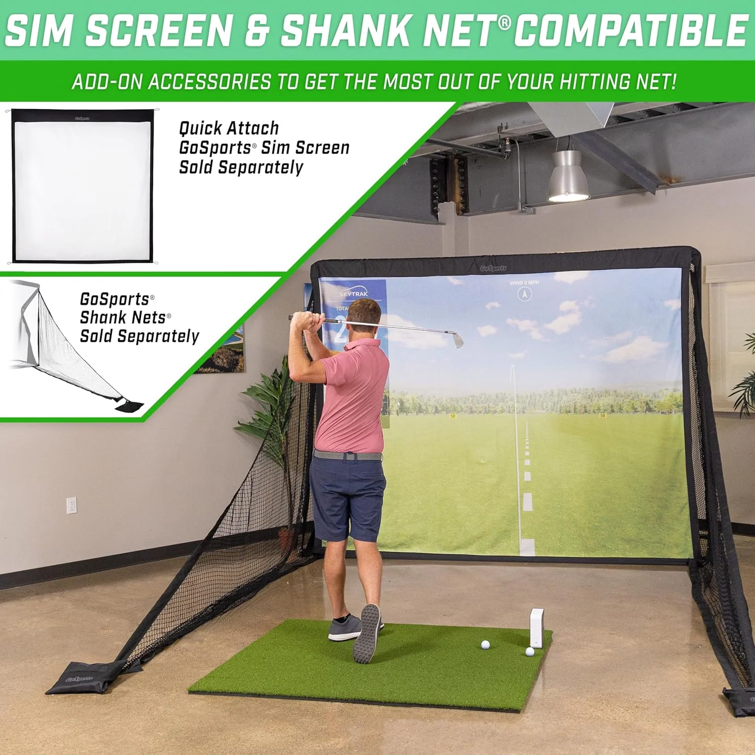 ELITE Golf Practice Net with Steel Frame - Image 6