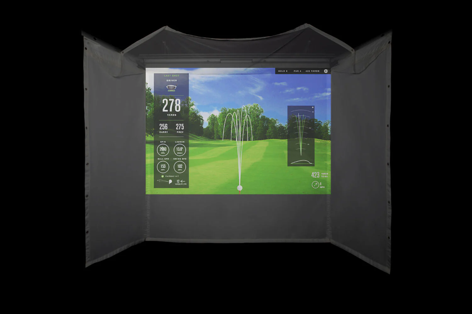 Foresight GCQuad Garage Golf Simulator Package - Image 7