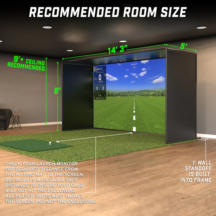 Foresight GCQuad W14 Golf Simulator Package - Image 9