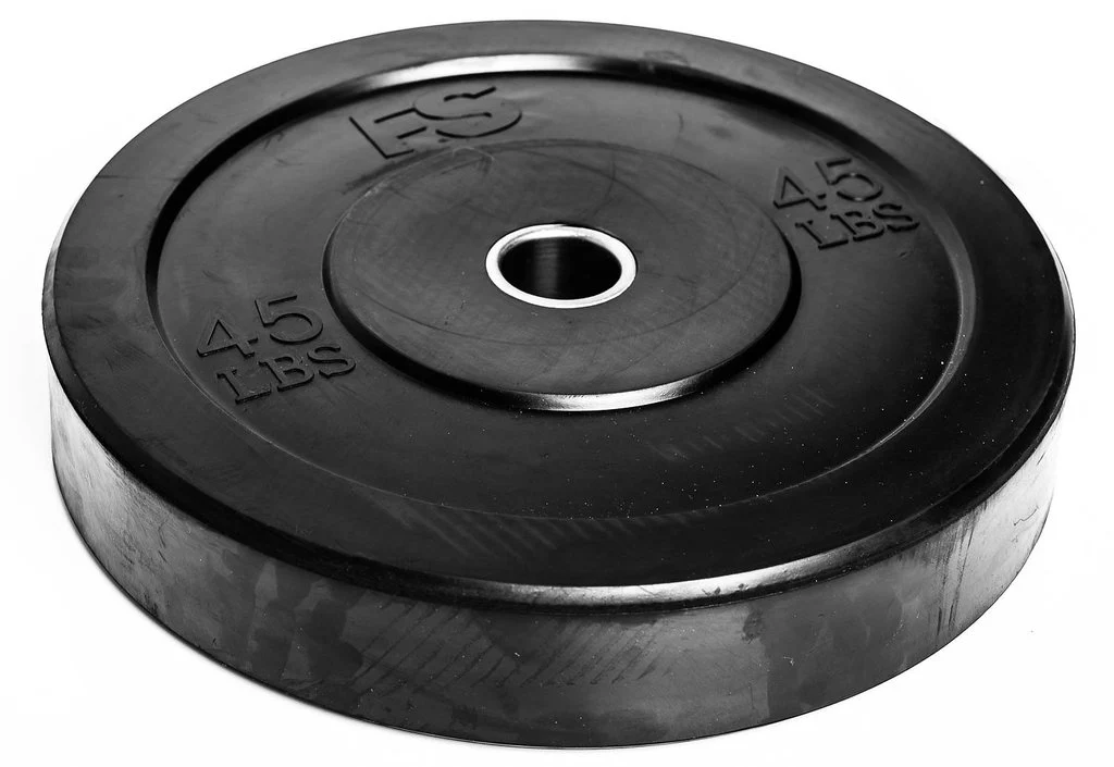 Black Training Bumper Plate - Image 12