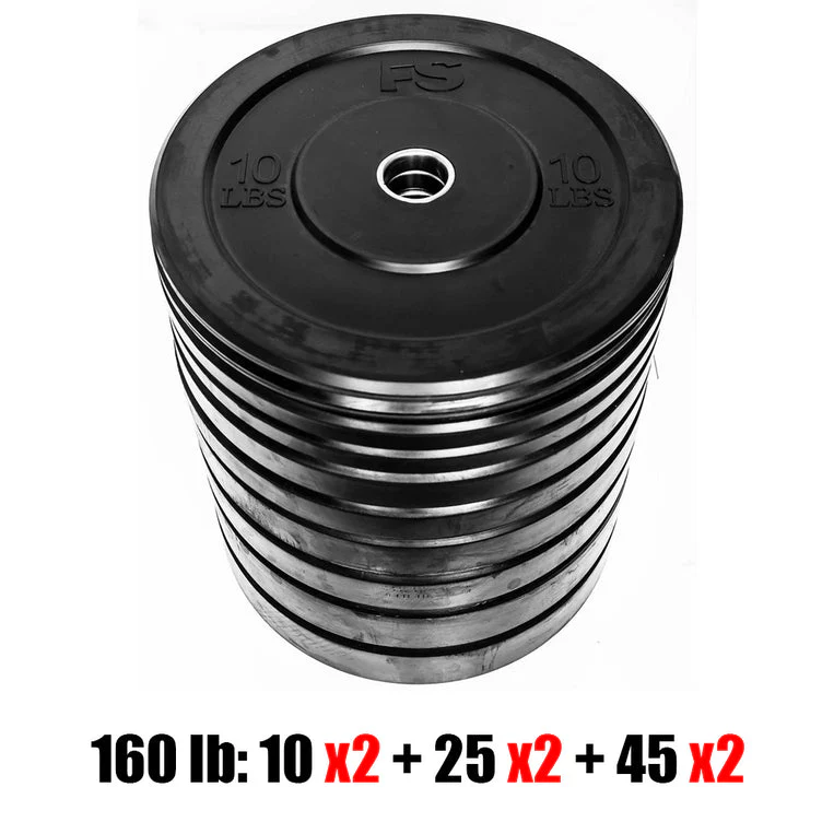 Black Training Bumper Plate - Image 18
