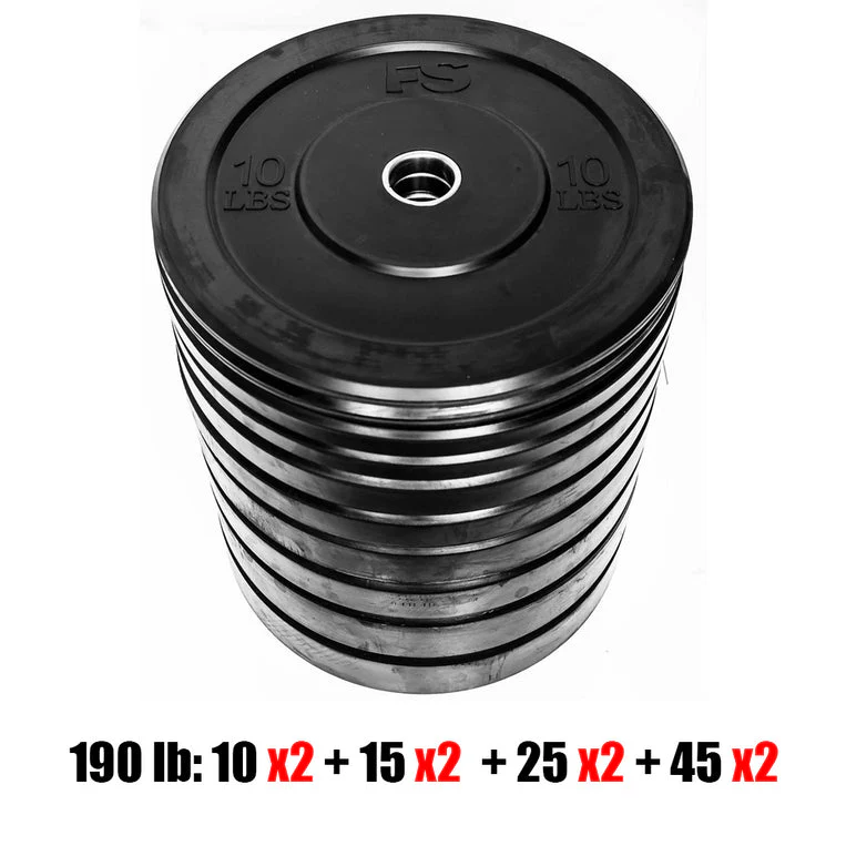 Black Training Bumper Plate - Image 19