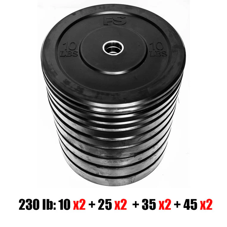 Black Training Bumper Plate - Image 21