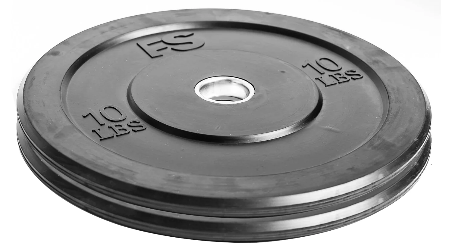Black Training Bumper Plate - Image 4