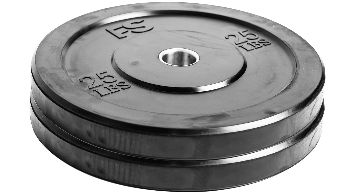 Black Training Bumper Plate - Image 5