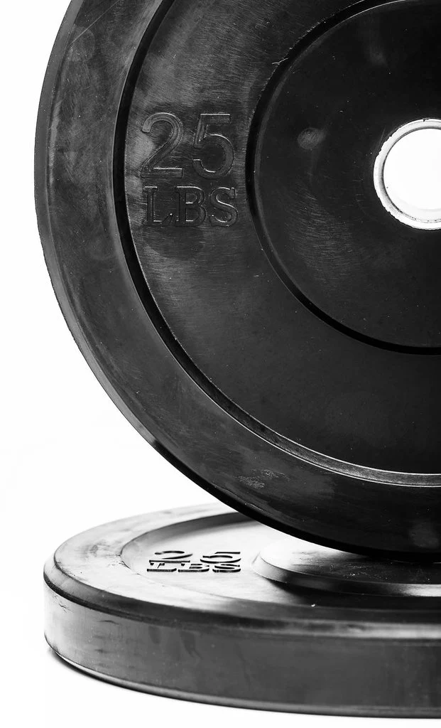 Black Training Bumper Plate - Image 8