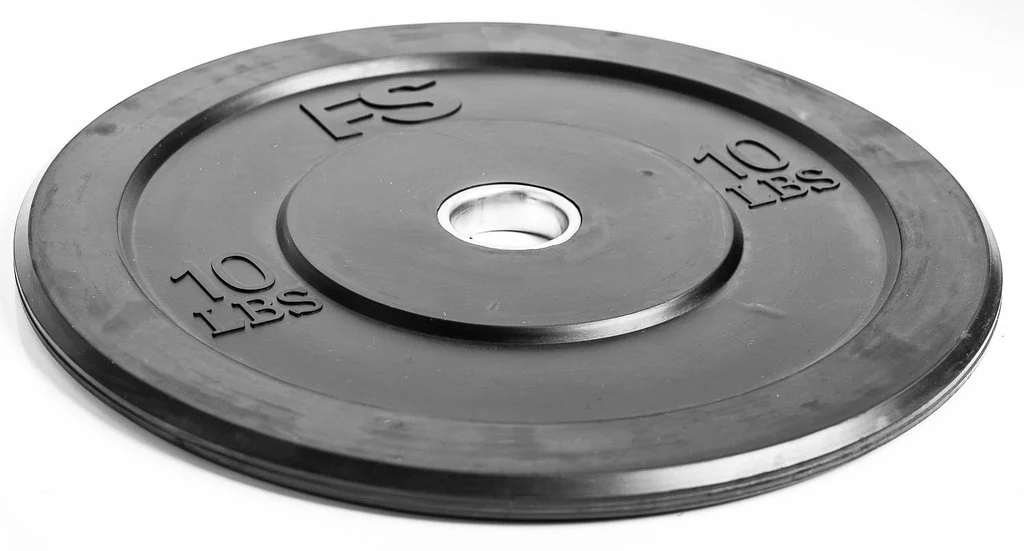 Black Training Bumper Plate - Image 9