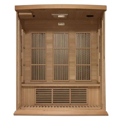 New 2026 Maxxus 3 Person Near Zero EMF FAR Infrared Sauna - Canadian Hemlock - Image 5