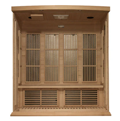 New 2026 Maxxus 4 Person Near Zero EMF FAR Infrared Sauna - Canadian Hemlock - Image 4