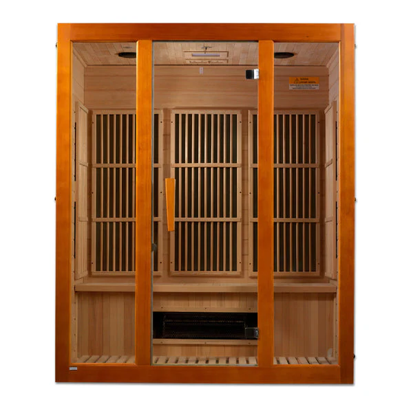 New 2026 Maxxus "Alpine" Dual Tech 3 person Low EMF FAR Infrared Sauna Canadian Hemlock - Image 2