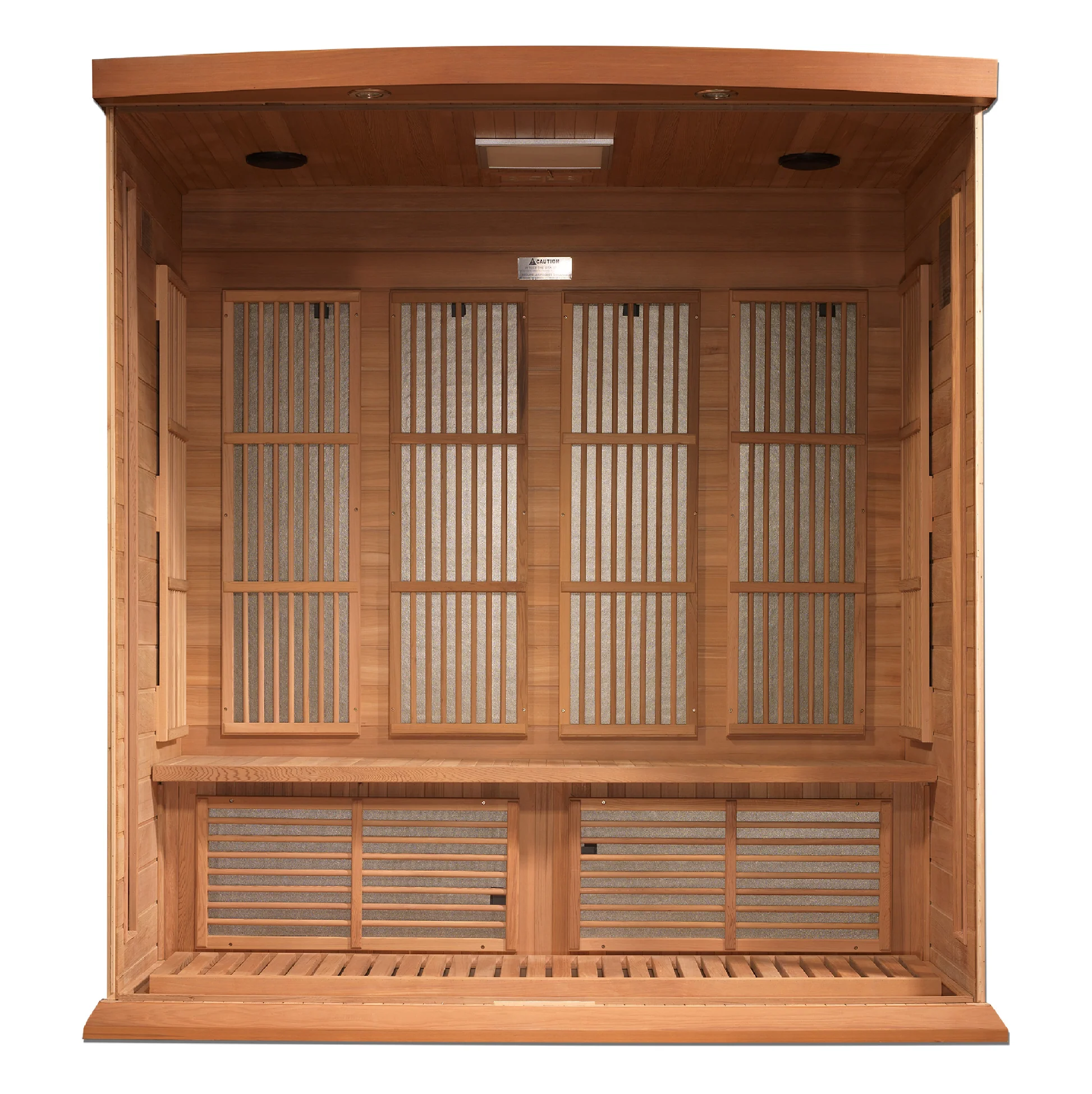 New 2026 Maxxus "Chaumont Edition" 4 Person Near Zero EMF FAR Infrared Sauna - Canadian Red Cedar - Image 2