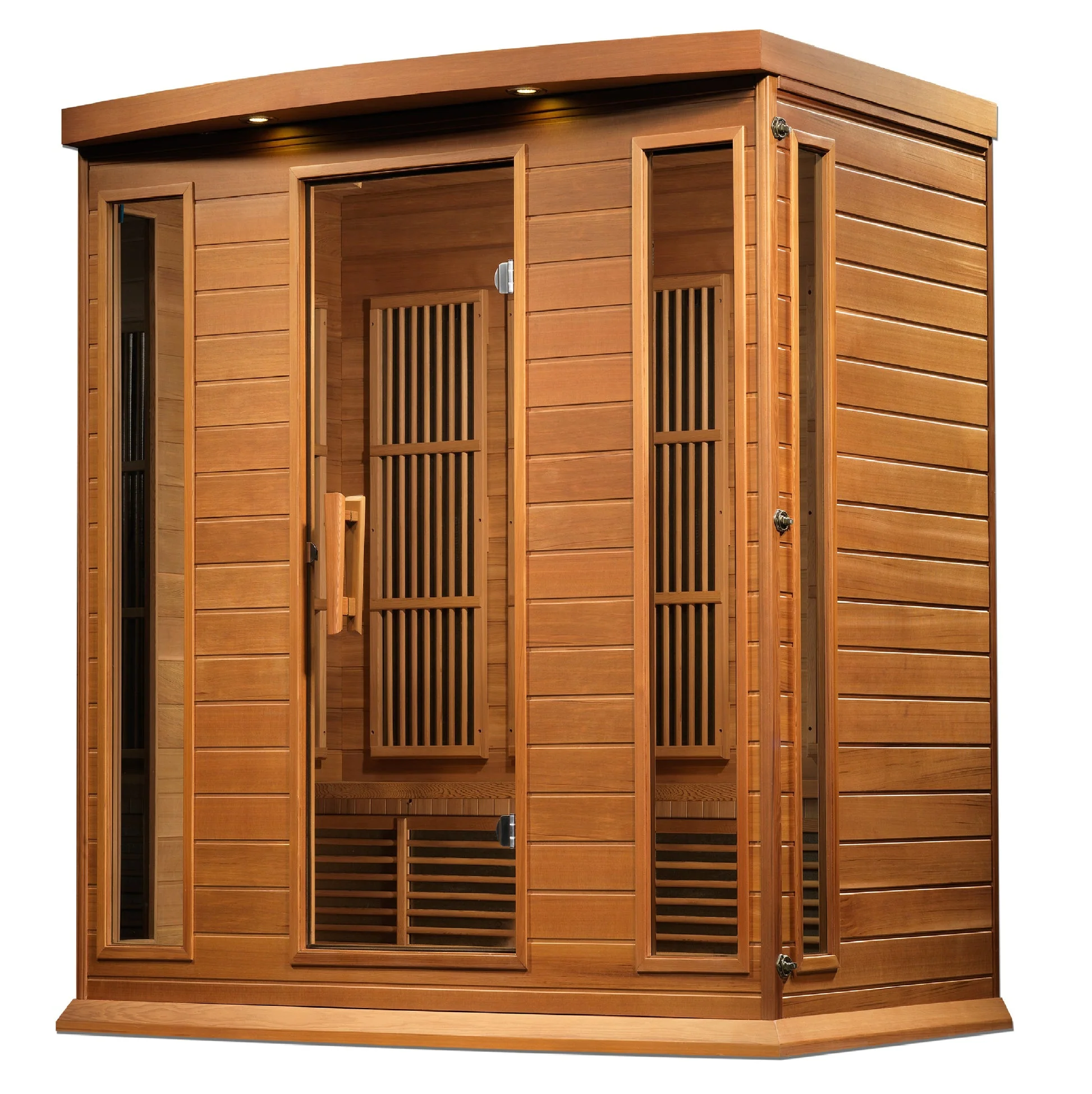New 2026 Maxxus "Chaumont Edition" 4 Person Near Zero EMF FAR Infrared Sauna - Canadian Red Cedar - Image 4