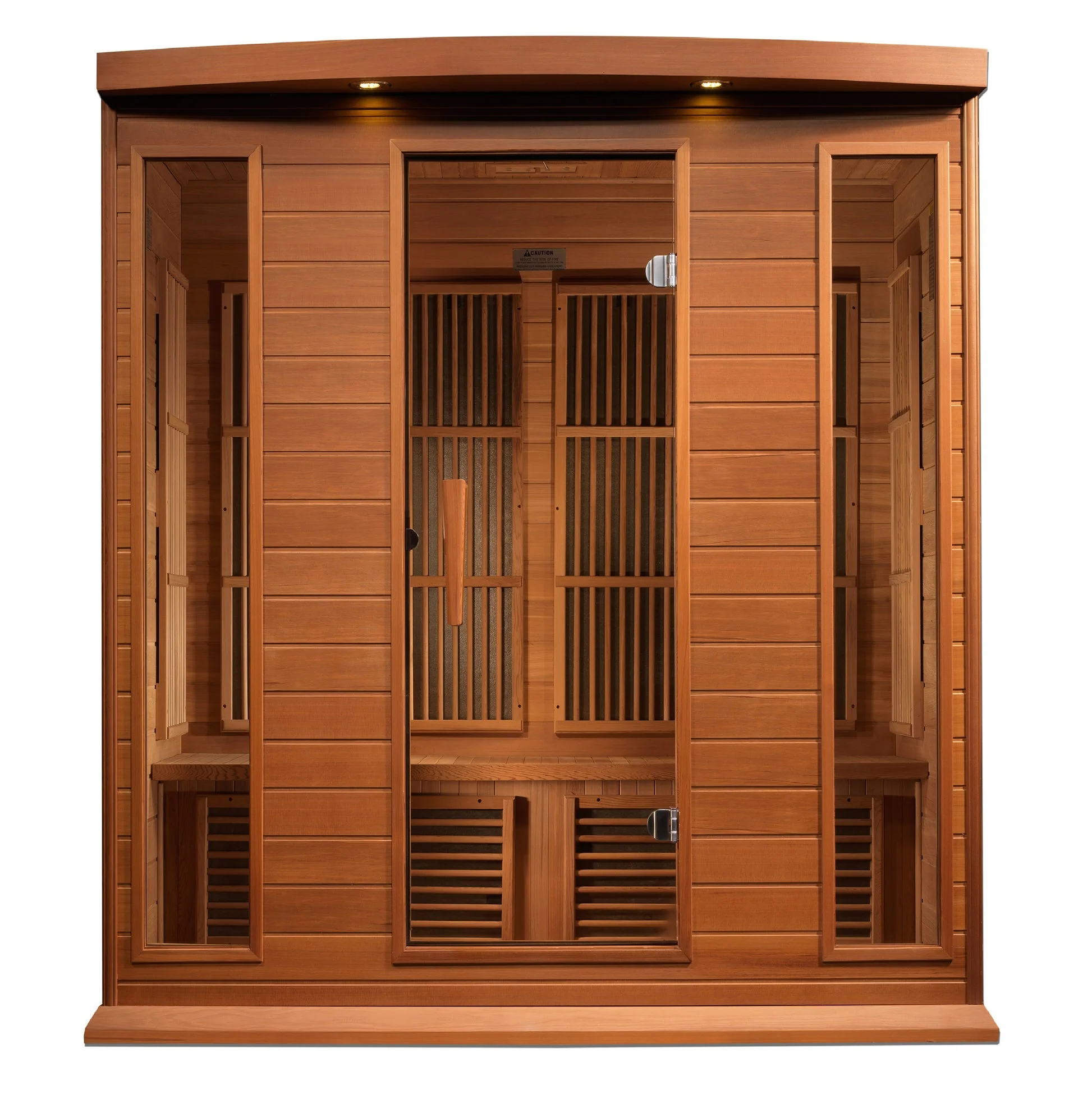 New 2026 Maxxus "Chaumont Edition" 4 Person Near Zero EMF FAR Infrared Sauna - Canadian Red Cedar - Image 5
