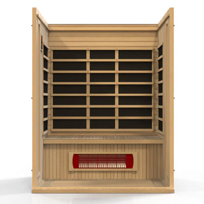 New 2026 Maxxus "Trinity" Dual Tech 3 person Low EMF FAR Infrared Sauna Canadian Hemlock - Image 4