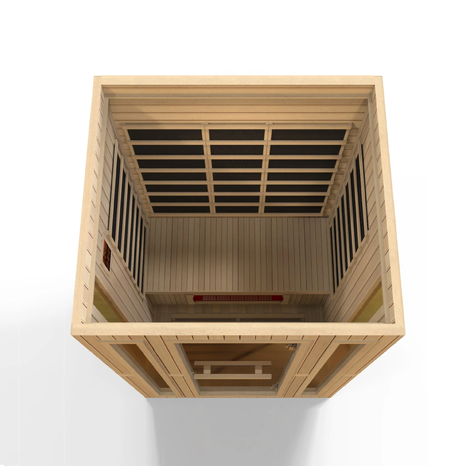 New 2026 Maxxus "Trinity" Dual Tech 3 person Low EMF FAR Infrared Sauna Canadian Hemlock - Image 5