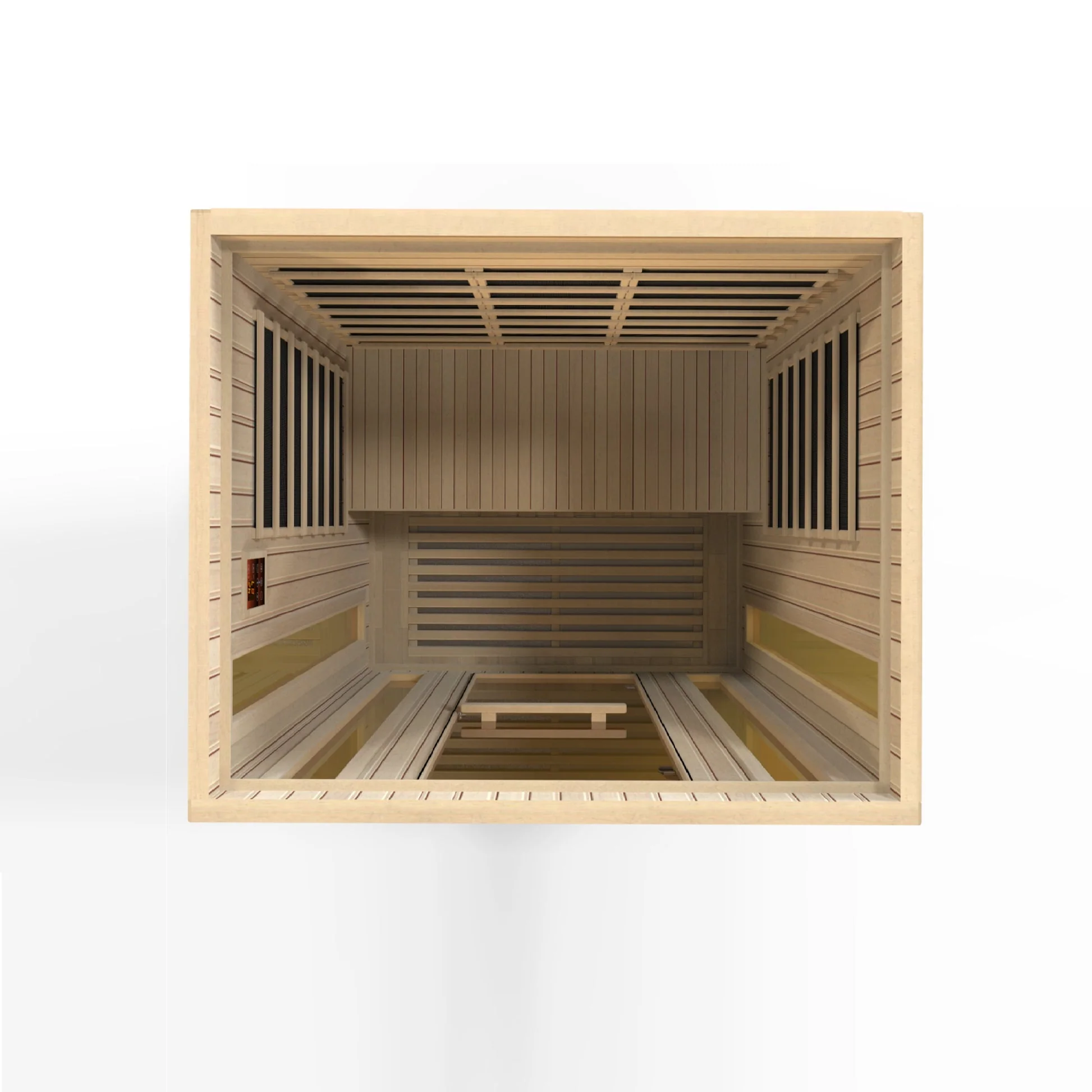 New 2026 Maxxus "Trinity" Dual Tech 3 person Low EMF FAR Infrared Sauna Canadian Hemlock - Image 6
